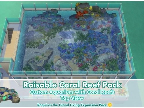 Raisable Coral Reef Pack by Bakie at Mod The Sims