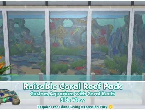 Raisable Coral Reef Pack by Bakie at Mod The Sims