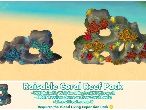Raisable Coral Reef Pack by Bakie at Mod The Sims