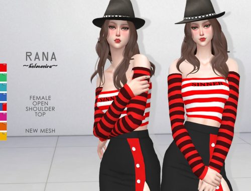 RANA -  Open Shoulder Top