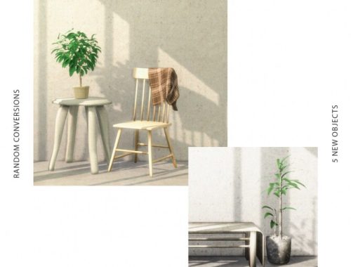 Random conversion set 5 new meshes at Sims4Nicole
