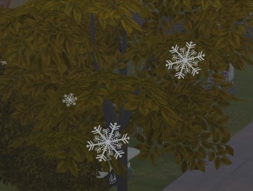 Real Snowflakes Override by Simaginarium at Mod The Sims