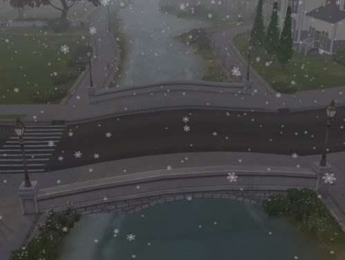 Real Snowflakes Override by Simaginarium at Mod The Sims
