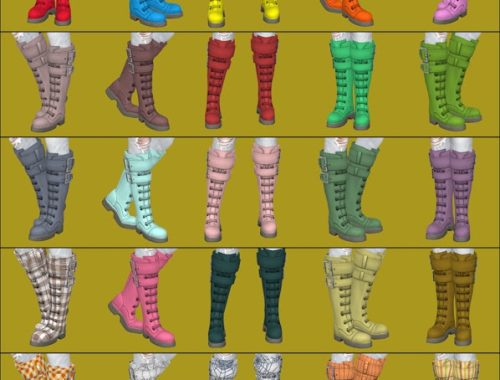 Realm of Magic Boots Recolors at Annett’s Sims 4 Welt