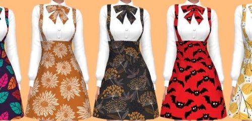 Realm of Magic Dress Recolors at Annett’s Sims 4 Welt