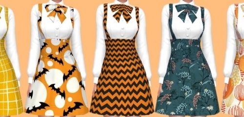Realm of Magic Dress Recolors at Annett’s Sims 4 Welt