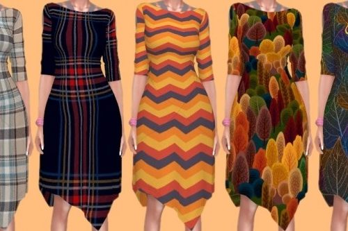 Realm of Magic Dress Recolors at Annett’s Sims 4 Welt