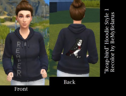 Reaper Bird Hoodie Recolor Duo