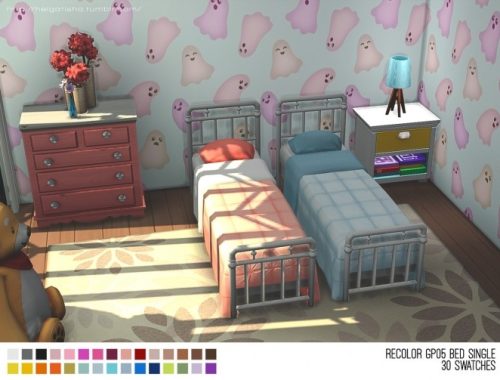 Recolor GP05 Bed Single at Helga Tisha