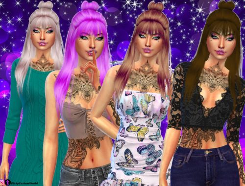 Recolor of LeahLillith's Dusty Cloud hair - Mesh needed