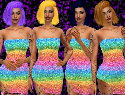 Recolor Stealthic's High Life hair - Mesh needed