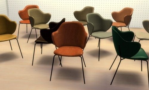 Recolors from MeinKatz: Chair, Table, Vase & Lamp at Riekus13