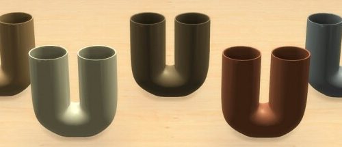 Recolors from MeinKatz: Chair, Table, Vase & Lamp at Riekus13