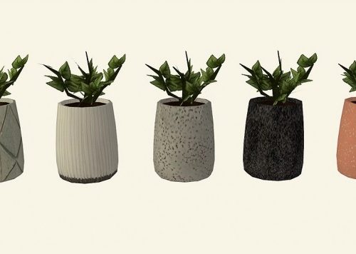 Recolors of leaf-motif’s Little Ceramics set at Riekus13