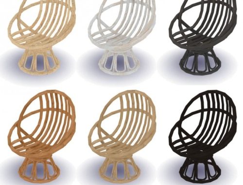 Recolors of Sandy’s(ATS) Rattan chair and table at Riekus13