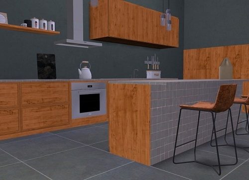 Recolors of sanoysims Eik Kitchen at Riekus13