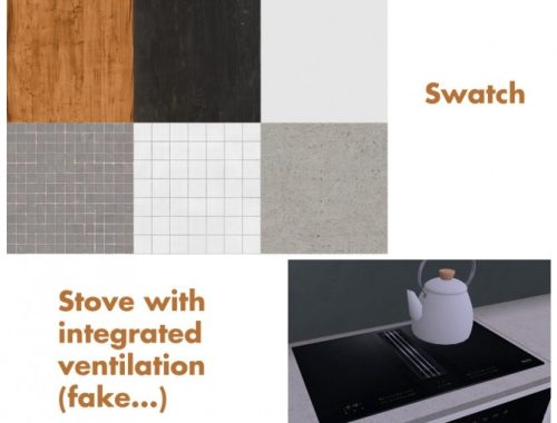Recolors of sanoysims Eik Kitchen at Riekus13