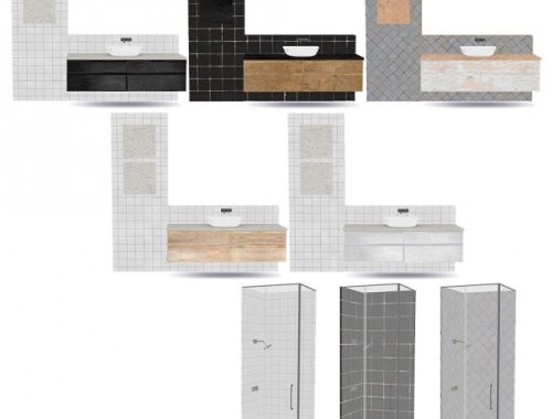 Recolors of Wondymoon’s Platinum Bathroom at Riekus13
