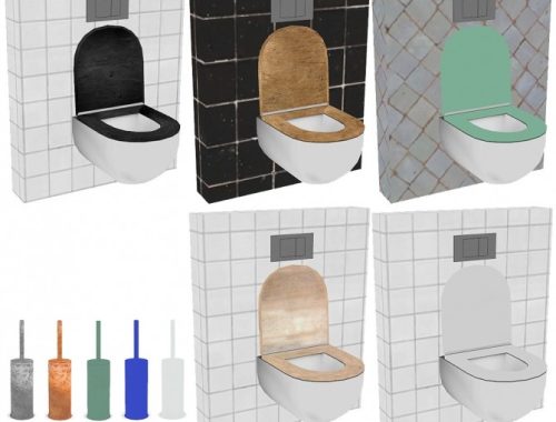 Recolors of Wondymoon’s Platinum Bathroom at Riekus13