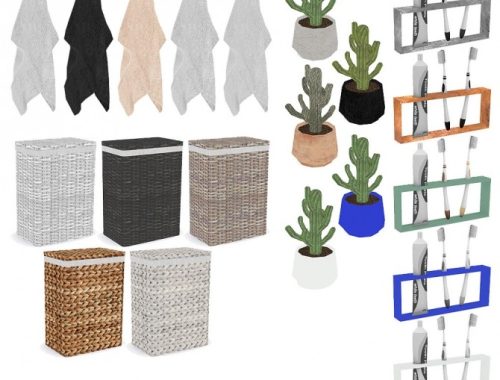 Recolors of Wondymoon’s Platinum Bathroom at Riekus13