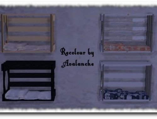 Recolour catwalk & crate by Avalanche at Sims Marktplatz