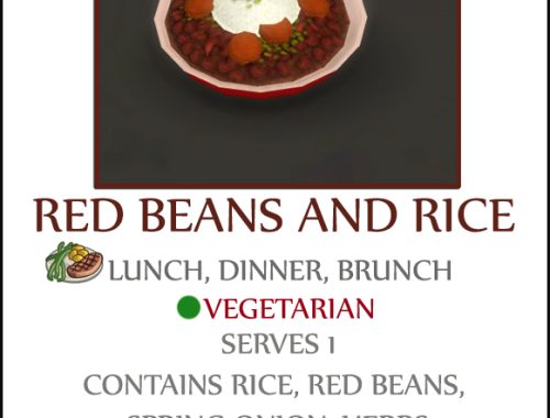 RED BEANS AND RICE at Icemunmun