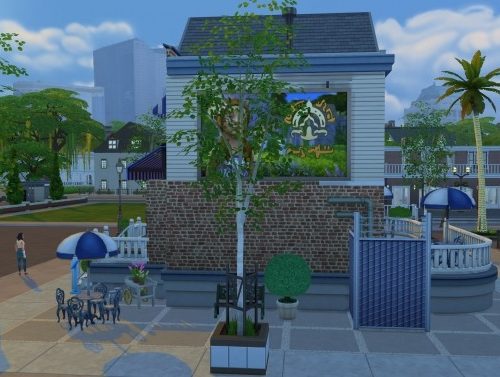 Red Roast Cafe CC Free by kiimy_2_Sweet at Mod The Sims