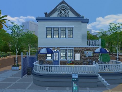 Red Roast Cafe CC Free by kiimy_2_Sweet at Mod The Sims