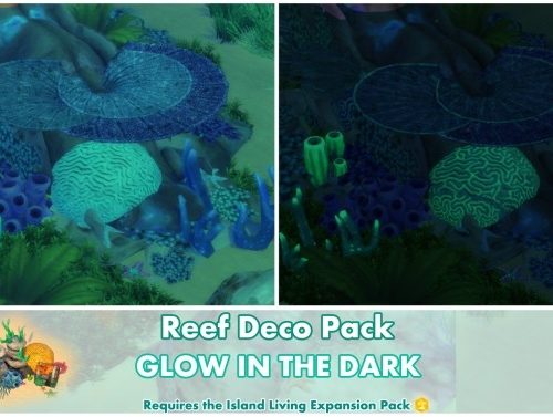 Reef Deco Pack by Bakie at Mod The Sims