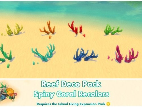 Reef Deco Pack by Bakie at Mod The Sims
