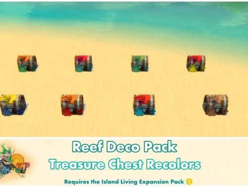 Reef Deco Pack by Bakie at Mod The Sims