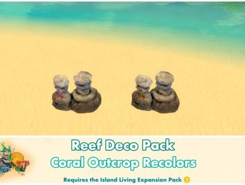 Reef Deco Pack by Bakie at Mod The Sims