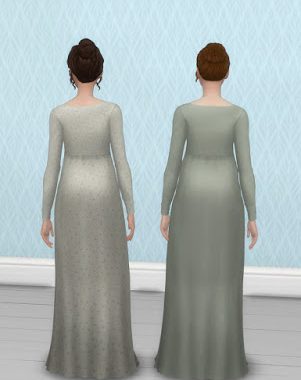 Regency Morning Dress at Historical Sims Life