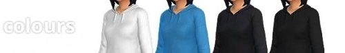 Relaxed fit hoodie by jwofles at Mod The Sims