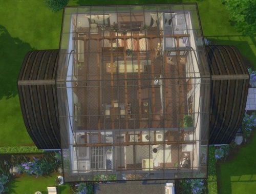 Renovated Barn Home NO CC by zhepomme at Mod The Sims