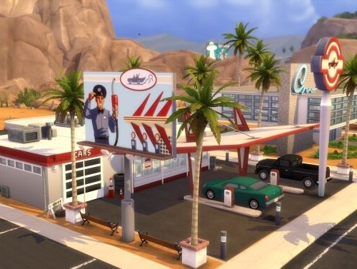 Restaurant Diner 50’s by MegaEmilicorne at L’UniverSims