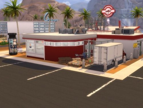 Restaurant Diner 50’s by MegaEmilicorne at L’UniverSims