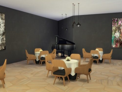 Restaurant Simemo at KyriaT’s Sims 4 World