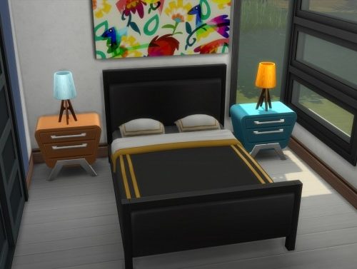 Retro-Contemporary Tiny House by Vulpus at Mod The Sims