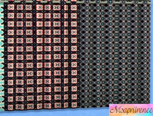 Retro Curtain Panel Collection - Dine out required