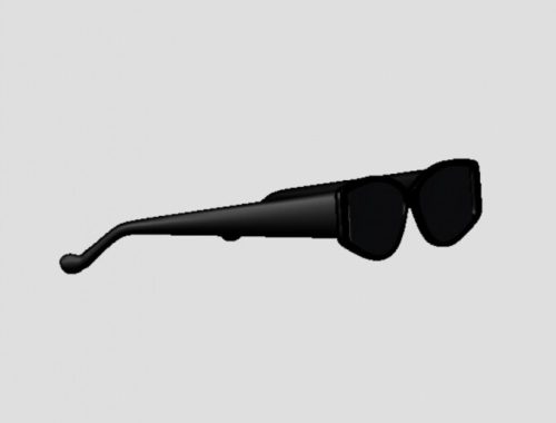 Retro rectangular sunglasses at Haus of Kate