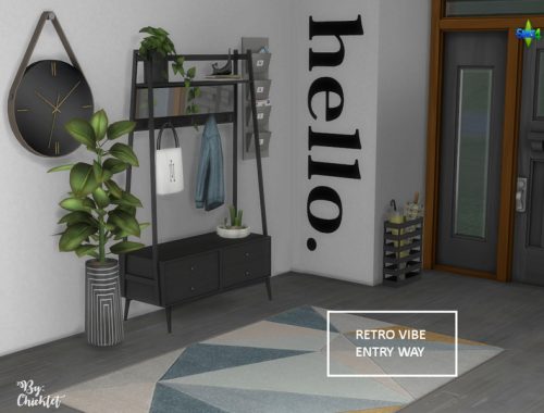 Retro Vibe Entry Way