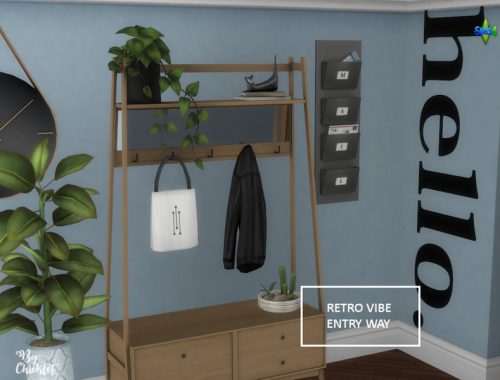 Retro Vibe Entry Way