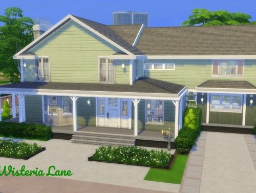Returning to Wisteria Lane (Five Houses) by CarlDillynson at Mod The Sims