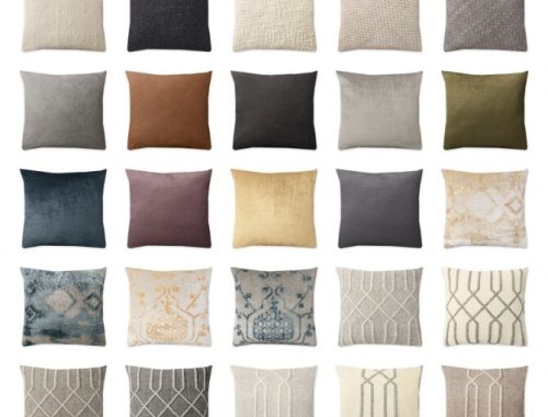 RH Collection Throw Pillows at SimPlistic
