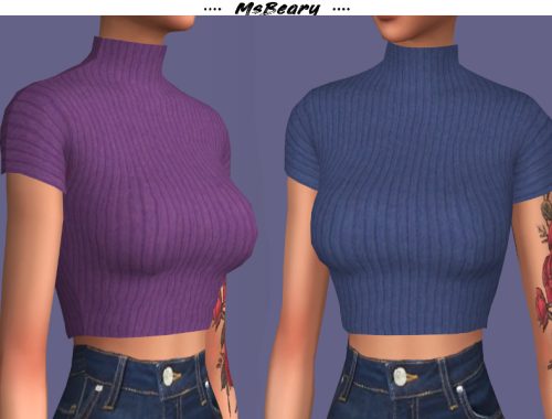 Rib-Knit Turtleneck