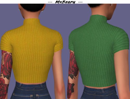 Rib-Knit Turtleneck
