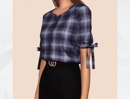 Ribbon Sleeve Blouse at Gorilla