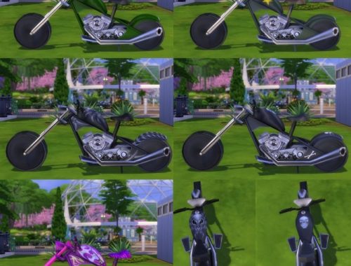 Rideable Motorcycle The Beast modification by Esmeralda at Mod The Sims