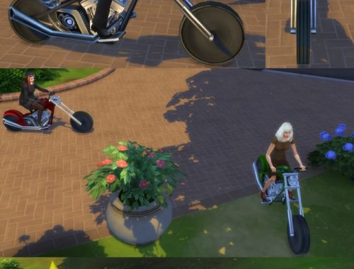 Rideable Motorcycle The Beast modification by Esmeralda at Mod The Sims